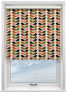 Orla Kiely Multi Stem, Pink & Red - Roller Blind